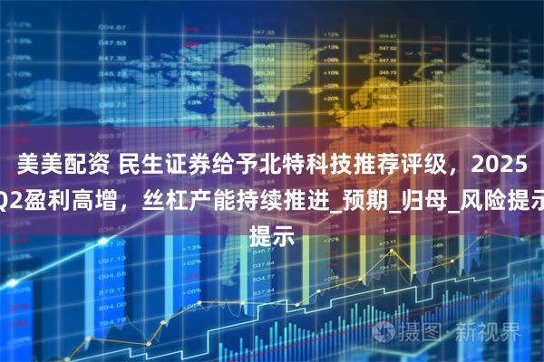 美美配资 民生证券给予北特科技推荐评级，2025Q2盈利高增，丝杠产能持续推进_预期_归母_风险提示